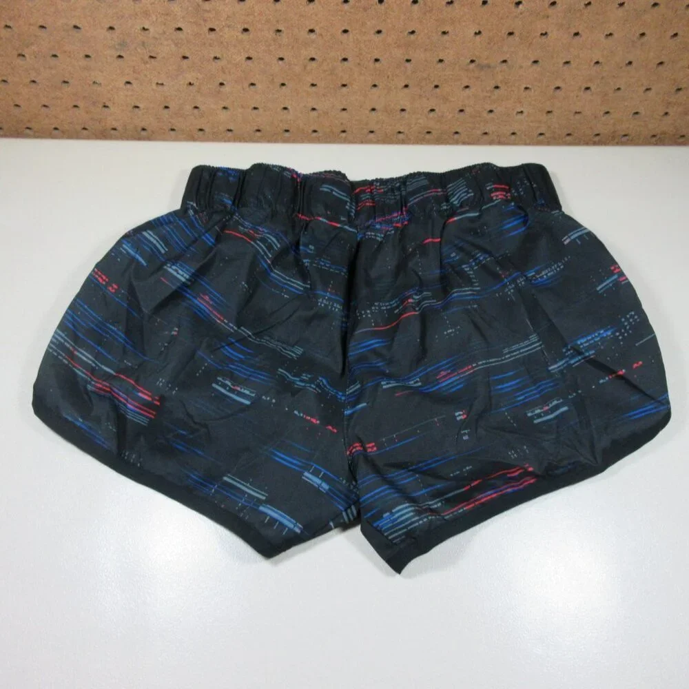adidas womens black blue gray red lines Energy Climalite running shorts XS - Picture 5 of 5